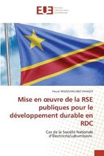 Mise en oeuvre de la RSE publiques pour le d?veloppement durable en RDC