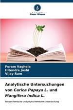 Analytische Untersuchungen von Carica Papaya L. und Mangifera Indica L.