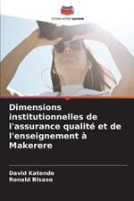 Dimensions institutionnelles de l'assurance qualité et de l'enseignement à Makerere