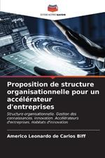 Proposition de structure organisationnelle pour un accélérateur d'entreprises