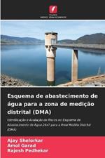 Esquema de abastecimento de água para a zona de medição distrital (DMA)