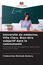 Université de médecine, Villa Clara. Bien-être subjectif dans la communauté