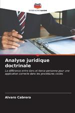 Analyse juridique doctrinale