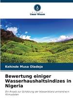 Bewertung einiger Wasserhaushaltsindizes in Nigeria