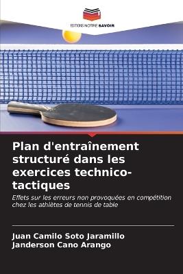 Plan d'entraînement structuré dans les exercices technico-tactiques - Juan Camilo Soto Jaramillo,Janderson Cano Arango - cover