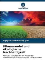 Klimawandel und ökologische Nachhaltigkeit