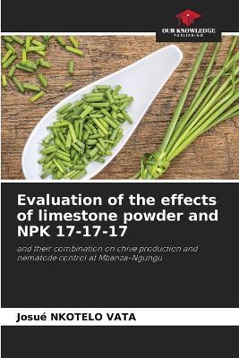 Evaluation of the effects of limestone powder and NPK 17-17-17 - Josu? Nkotelo Vata - cover