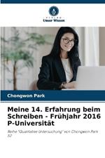 Meine 14. Erfahrung beim Schreiben - Fr?hjahr 2016 P-Universit?t