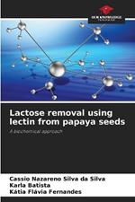 Lactose removal using lectin from papaya seeds