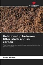 Relationship between litter stock and soil carbon