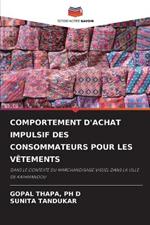 Comportement d'Achat Impulsif Des Consommateurs Pour Les V?tements