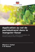 Application au sol de paclobutrazol dans le manguier Kesar