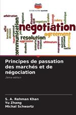 Principes de passation des march?s et de n?gociation