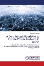A Distributed Algorithm to Fix the Power Problem in WSAN