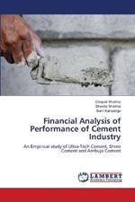 Financial Analysis of Performance of Cement Industry