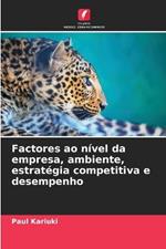 Factores ao n?vel da empresa, ambiente, estrat?gia competitiva e desempenho