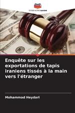 Enqu?te sur les exportations de tapis iraniens tiss?s ? la main vers l'?tranger