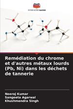 Rem?diation du chrome et d'autres m?taux lourds (Pb, Ni) dans les d?chets de tannerie