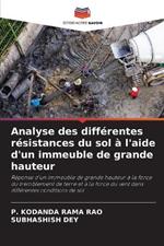 Analyse des diff?rentes r?sistances du sol ? l'aide d'un immeuble de grande hauteur