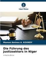 Die F?hrung des Justizsektors in Niger