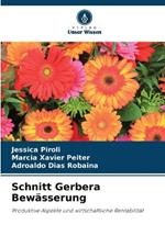 Schnitt Gerbera Bew?sserung