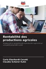 Rentabilit? des productions agricoles