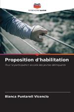 Proposition d'habilitation