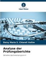 Analyse der Pr?fungsberichte