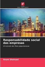 Responsabilidade social das empresas