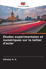 ?tudes exp?rimentales et num?riques sur le laitier d'acier