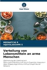 Verteilung von Lebensmitteln an arme Menschen