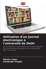 Utilisation d'un journal ?lectronique ? l'universit? de Delhi