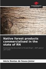 Native forest products commercialised in the state of RN