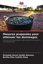 Mesures propos?es pour att?nuer les dommages