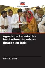 Agents de terrain des institutions de micro-finance en Inde