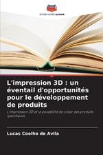 L'impression 3D: un ?ventail d'opportunit?s pour le d?veloppement de produits