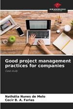 Good project management practices for companies