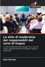 Lo stile di leadership dei responsabili dei corsi di lingua
