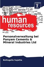 Personalverwaltung bei Panyam Cements & Mineral Industries Ltd