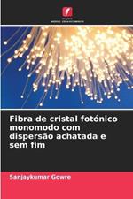 Fibra de cristal fot?nico monomodo com dispers?o achatada e sem fim