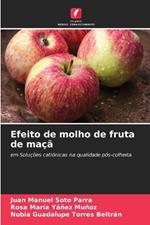 Efeito de molho de fruta de ma??