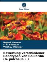 Bewertung verschiedener Genotypen von Gaillardia (G. pulchella L.)