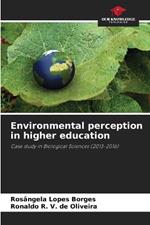 Environmental perception in higher education