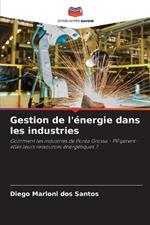 Gestion de l'?nergie dans les industries