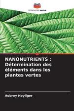 Nanonutrients: Détermination des éléments dans les plantes vertes