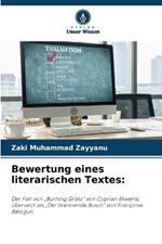 Bewertung eines literarischen Textes