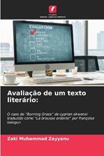 Avaliação de um texto literário