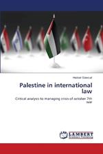 Palestine in international law