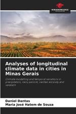 Analyses of longitudinal climate data in cities in Minas Gerais