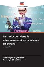 La traduction dans le développement de la science en Europe